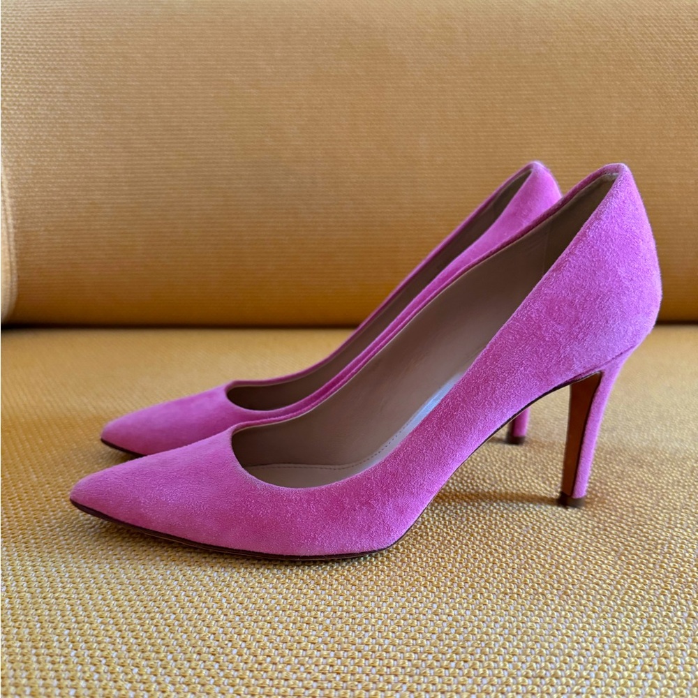 J.Crew Pink Suede Pumps